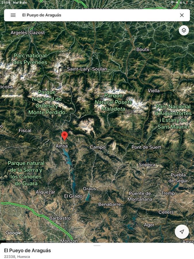Penzion Casa Encuentra, En El Pirineo Al Lado De Ainsa El Pueyo de Araguás Exteriér fotografie